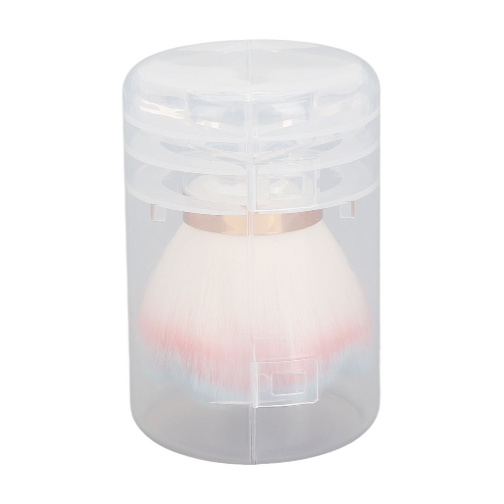 Nail Art Pink Soft - 2pcs Sikat Penghapus Debu Kuku Bulu