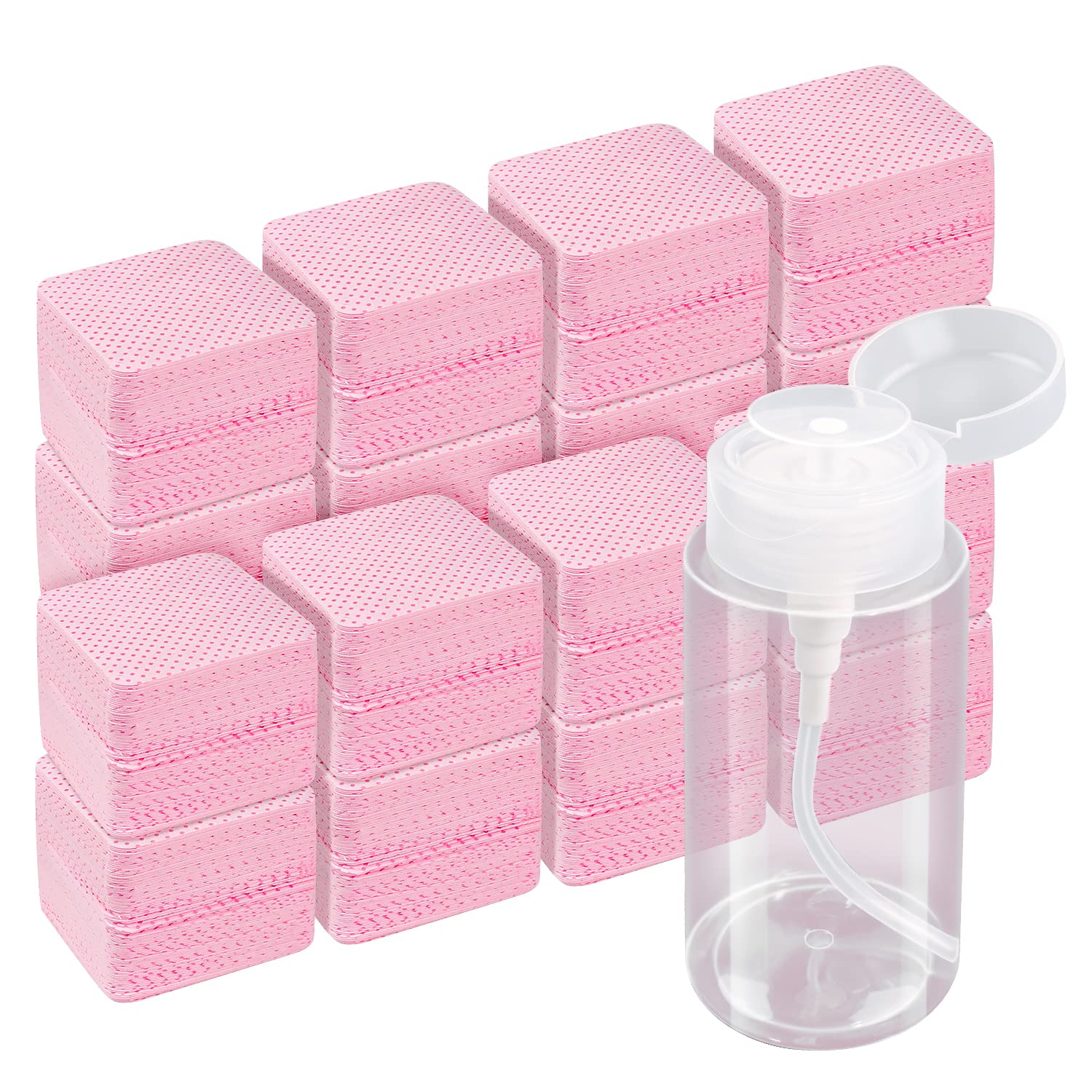 Nail Art Remove - 20/600Pcs Tisu Kuku Bebas Serat Bahan