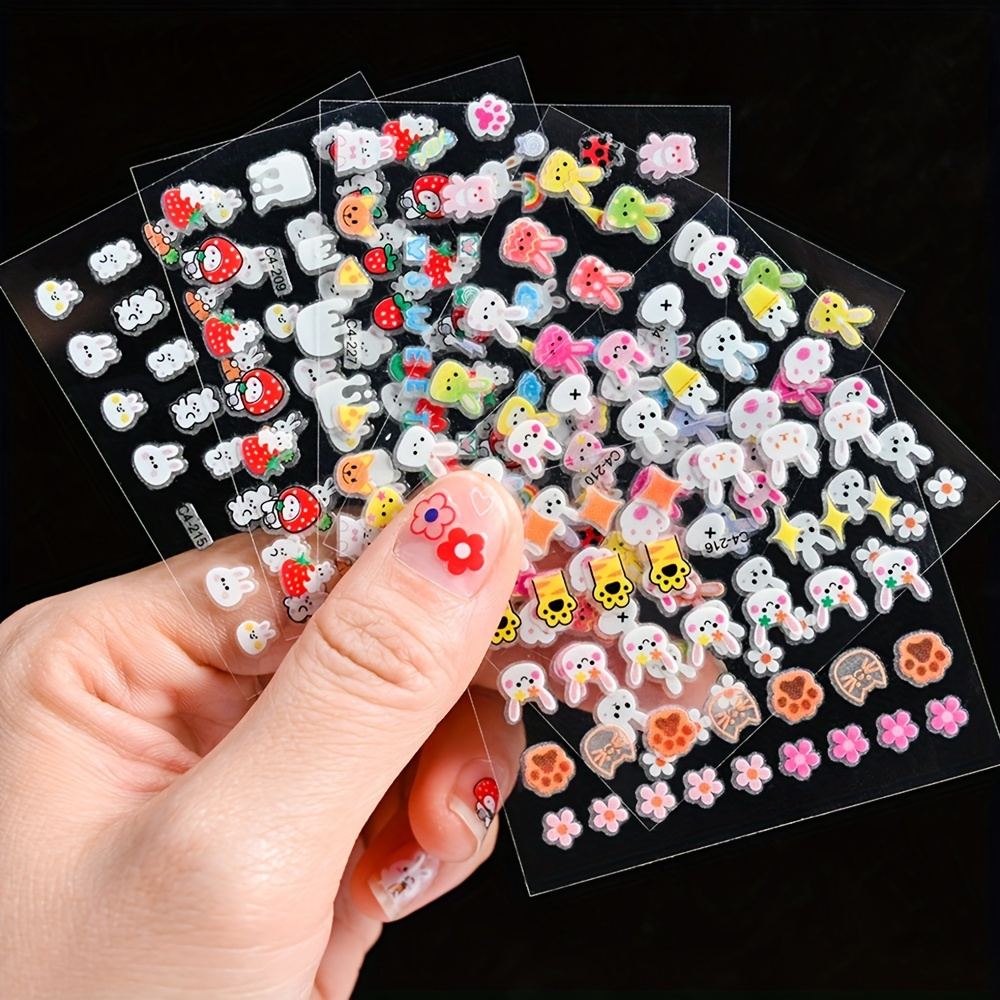 Set stiker kuku bercahaya 30 b - Nail Art Zelda ulasan dan harga