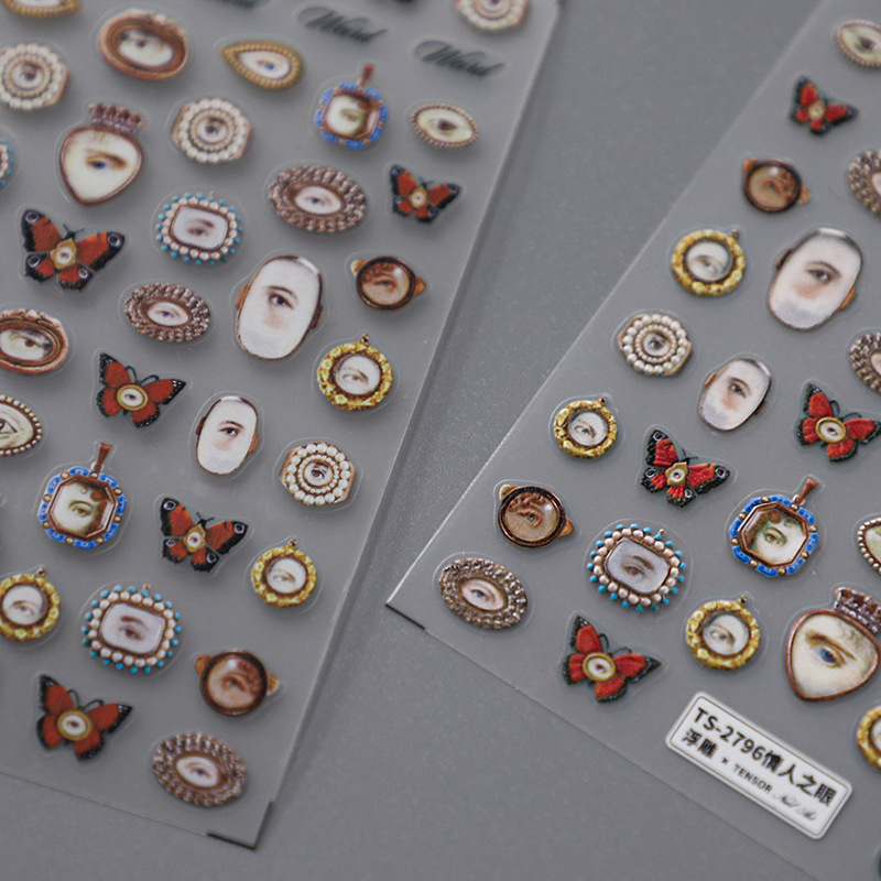 1 buah 5D timbul Halloween des - Nail Art Zelda ulasan dan harga