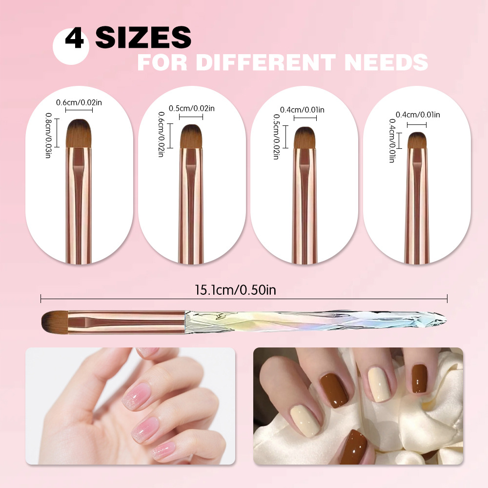 Kuas Kuku untuk Desain Seni Ku - Nail Art Navy ulasan dan harga