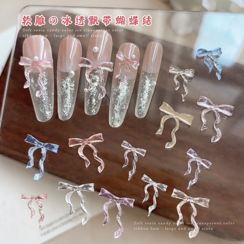 30 Buah Ornamen Manikur Dekora - Nail Art Pink Soft ulasan dan harga