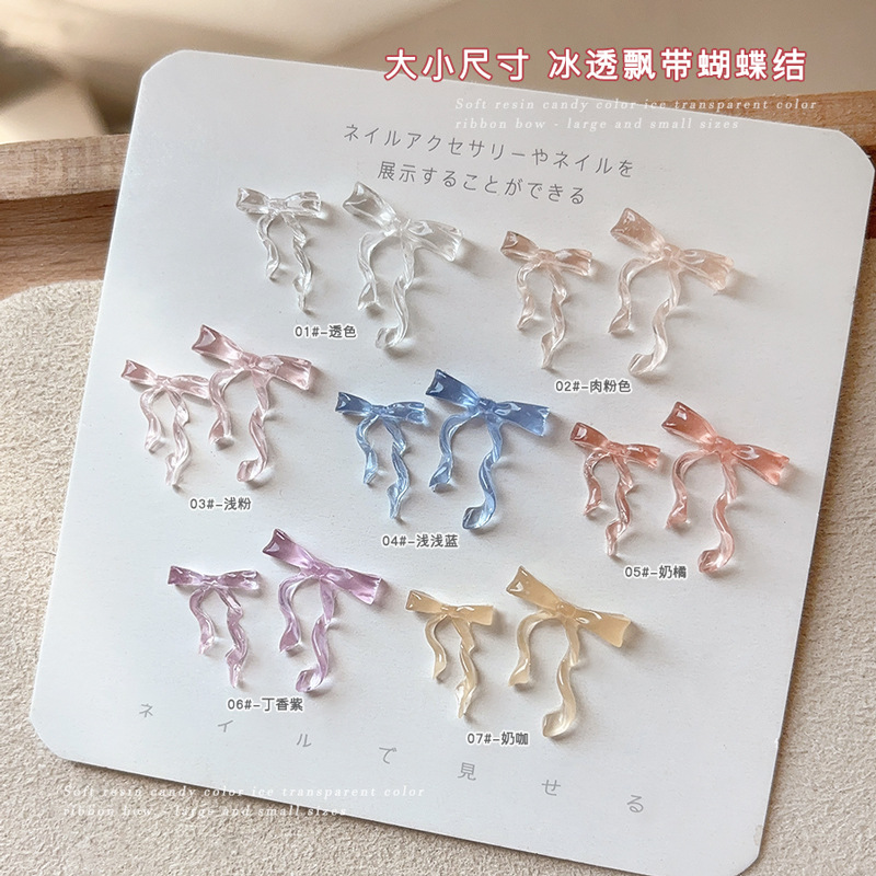 30 Buah Ornamen Manikur Dekora - Nail Art Pink Soft ulasan dan harga