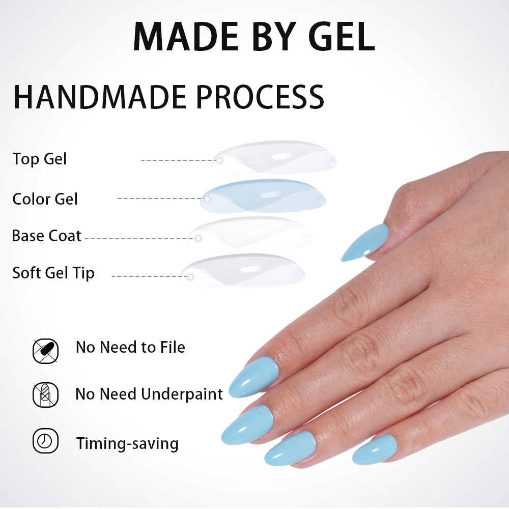 VITAGWX 32 Buah Kuku Palsu Uju - Nail Art Gliter ulasan dan harga