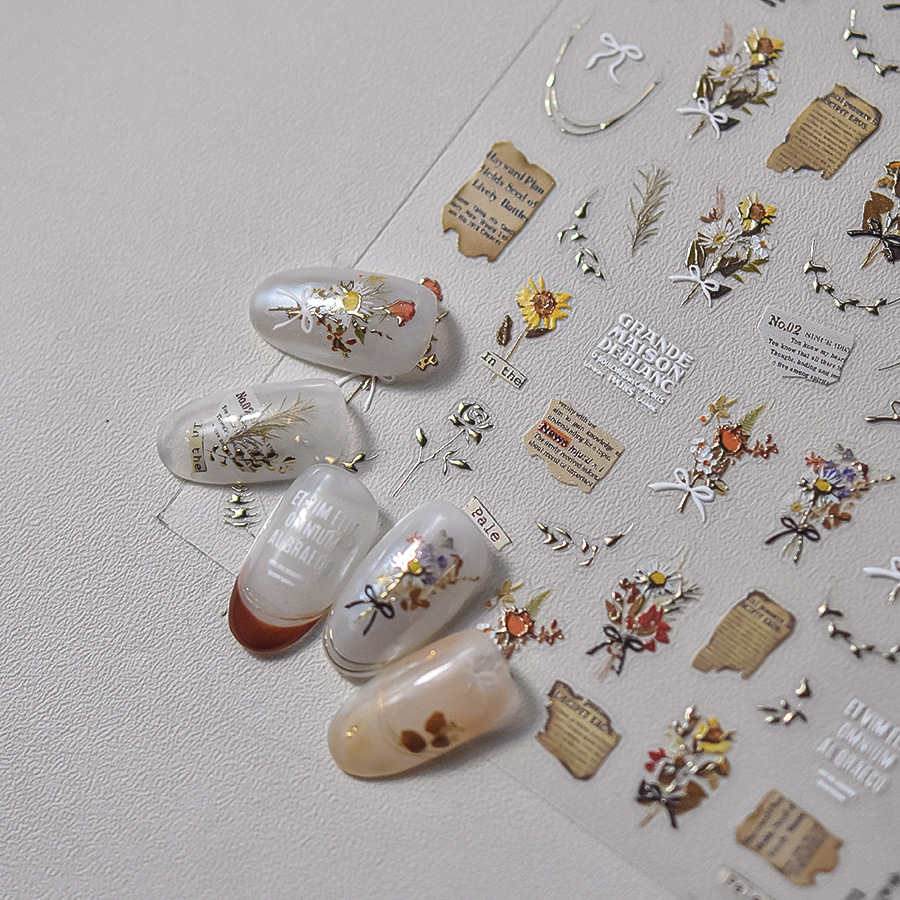Stiker Kuku Logam 3D Gaya Post - Nail Art Zelda ulasan dan harga