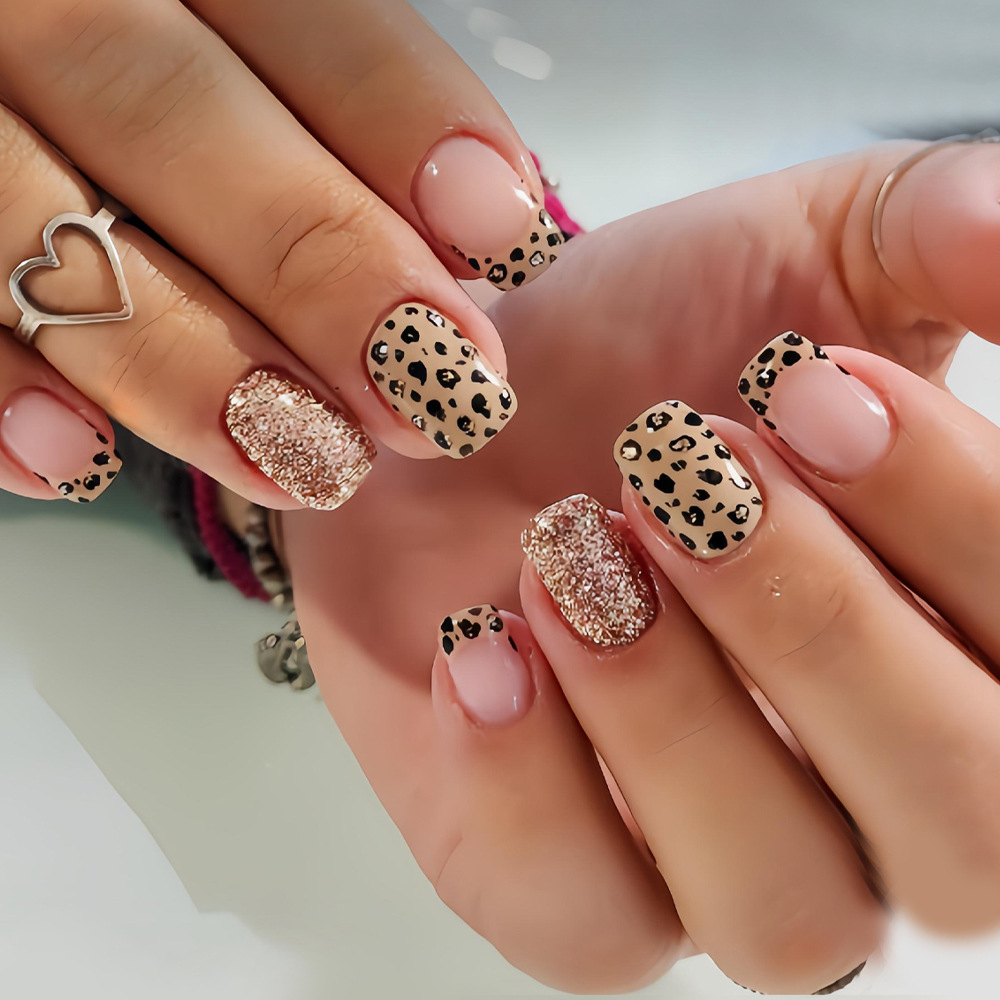 Kuku palsu pendek panjang untu - Nail Art Gliter ulasan dan harga
