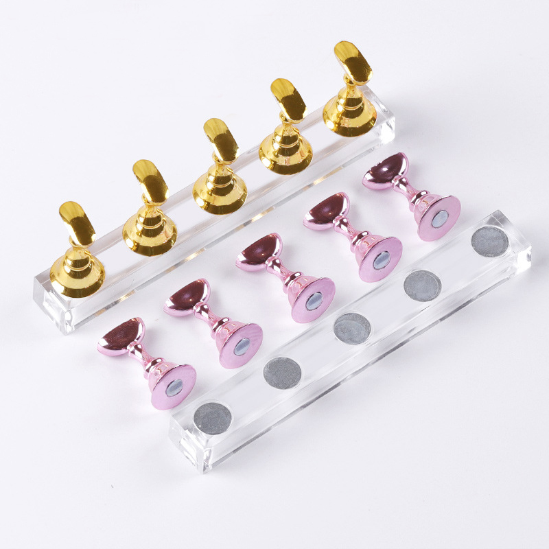 5/30 Buah/Set Tempat Kuku Magn - Nail Art Navy ulasan dan harga