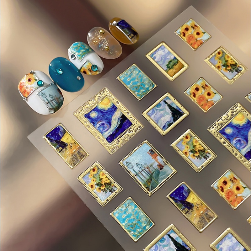 Stiker Kuku Gaya Lukisan Minya - Nail Art Zelda ulasan dan harga
