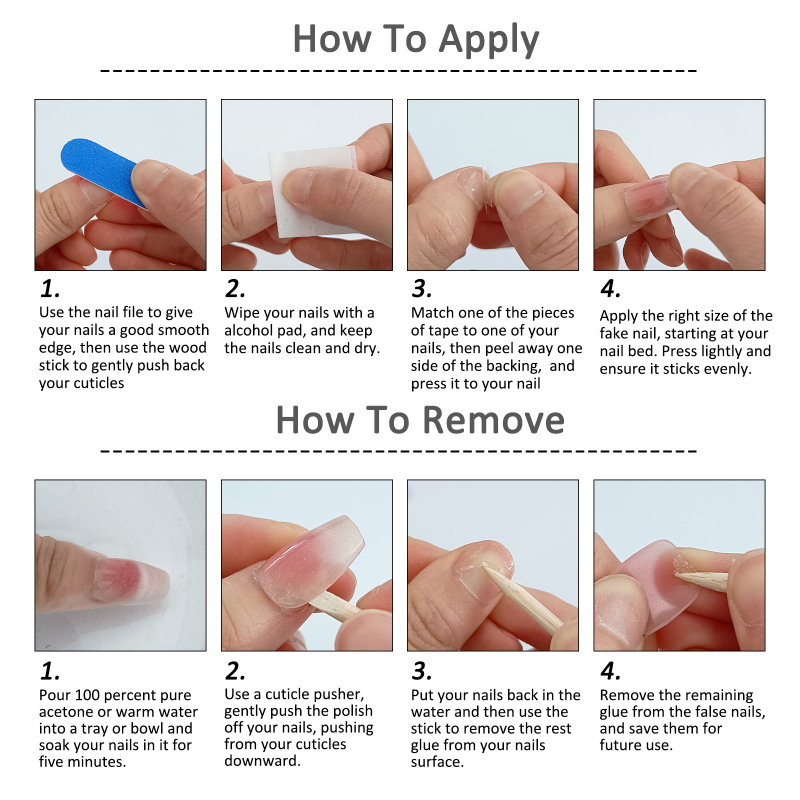 10 Buah Kuku Palsu Buatan Tang - Nail Art Gliter ulasan dan harga
