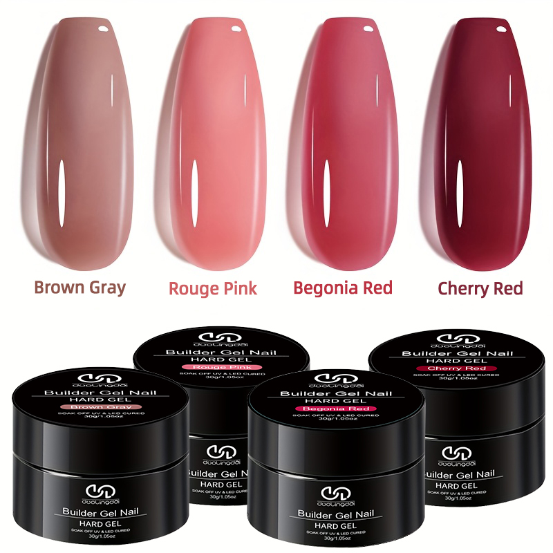 Gel Pembangun Kuku Akrilik unt - Nail Art Pink Soft ulasan dan harga