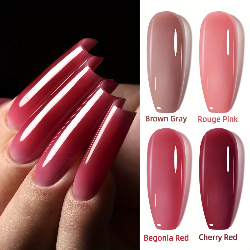 Gel Pembangun Kuku Akrilik unt - Nail Art Pink Soft ulasan dan harga