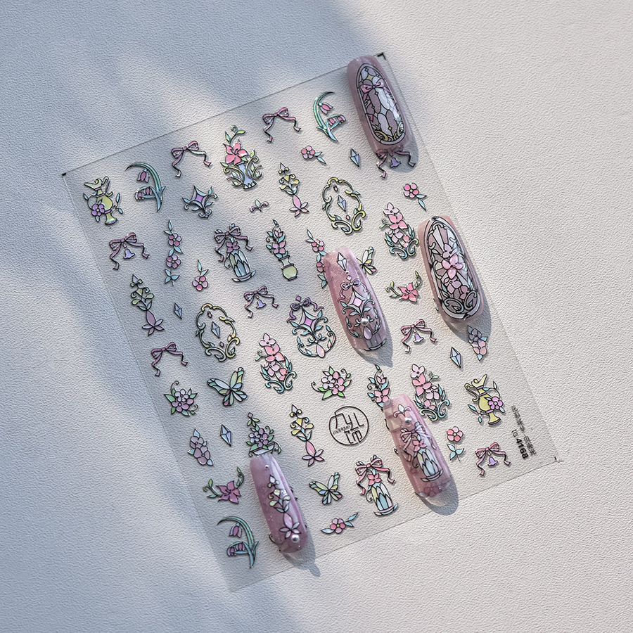 1 buah stiker kuku 5D berbahan - Nail Art Zelda ulasan dan harga