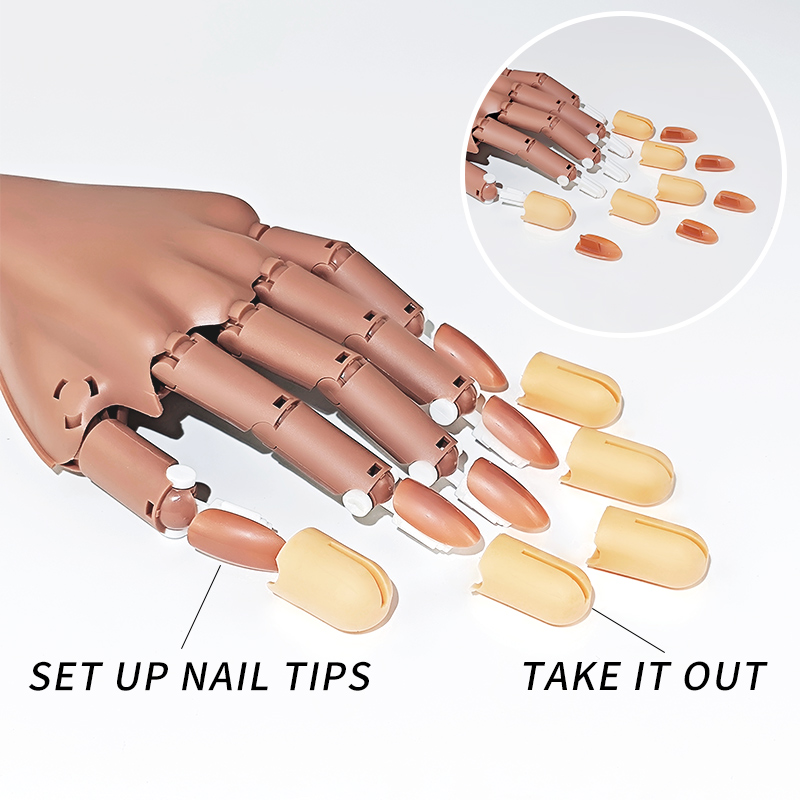 Tangan Latihan Kuku Palsu deng - Nail Art Navy ulasan dan harga