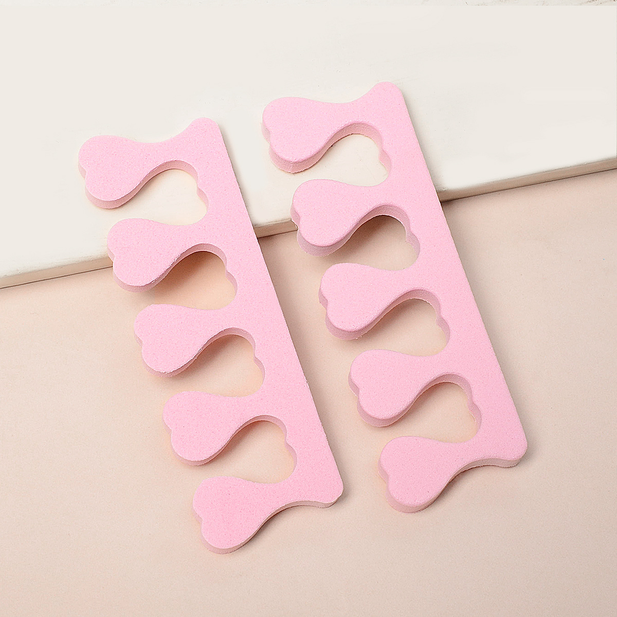 10 Pasang Pemisah Jari Kaki Wa - Nail Art Pink Soft ulasan dan harga