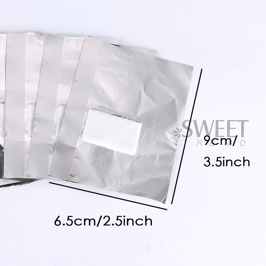 50/100 Buah Aluminium Foil Pen - Nail Art Remove ulasan dan harga