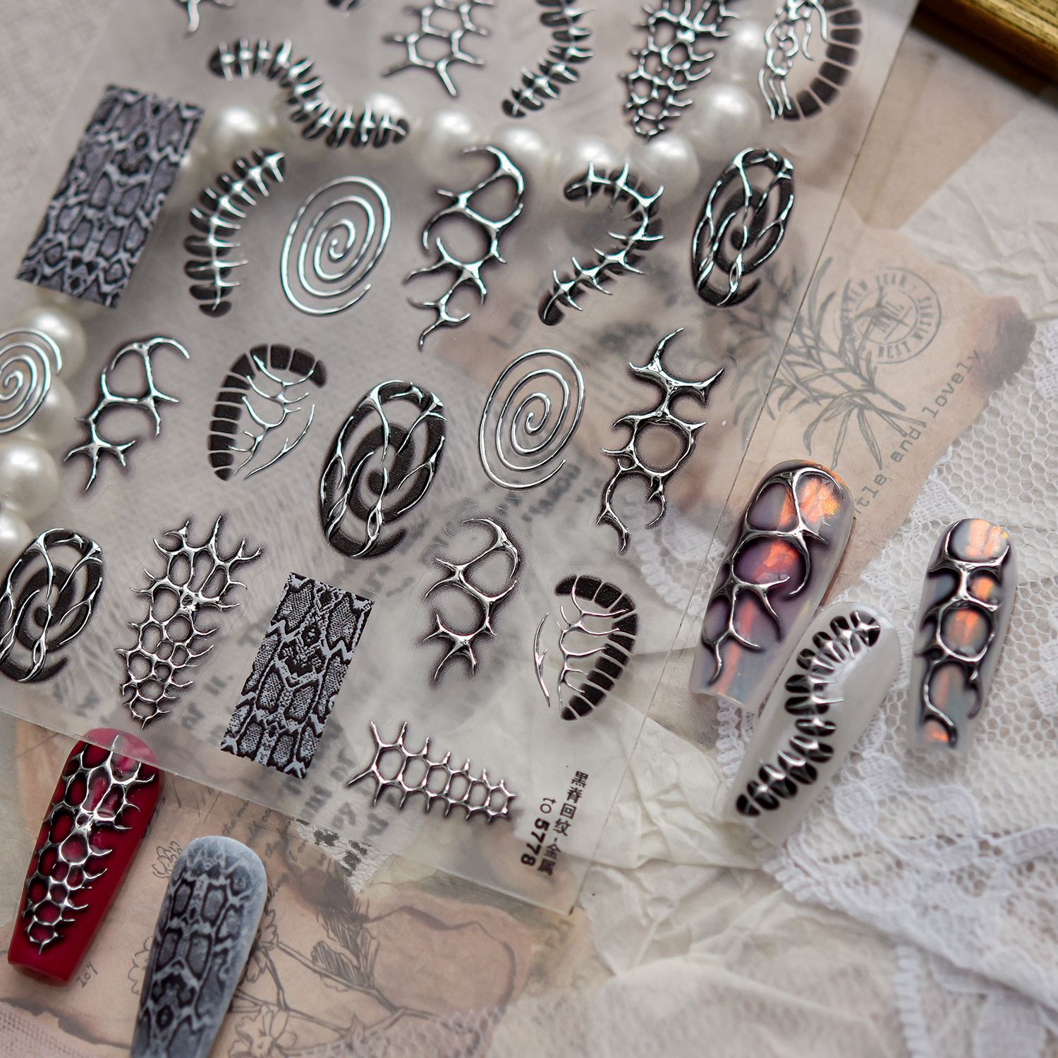 Stiker Seni Kuku Keren Punk Me - Nail Art Zelda ulasan dan harga